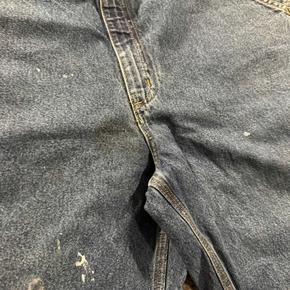 Carhartt B13 DPS Mens Original Dungaree Fit Carpenter Jeans Dark Wash 38x32